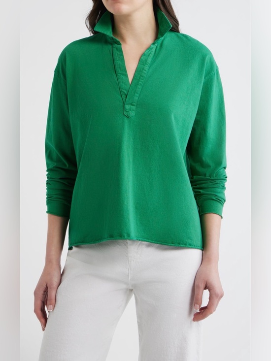 Frank & Eileen Tops - 🆕Frank & Eileen Patrick Popover Henley in Birdie Green